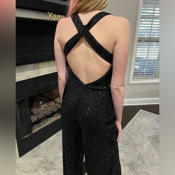 Sequin Prom Pageant Formal Jumper - Picture 6 of 6